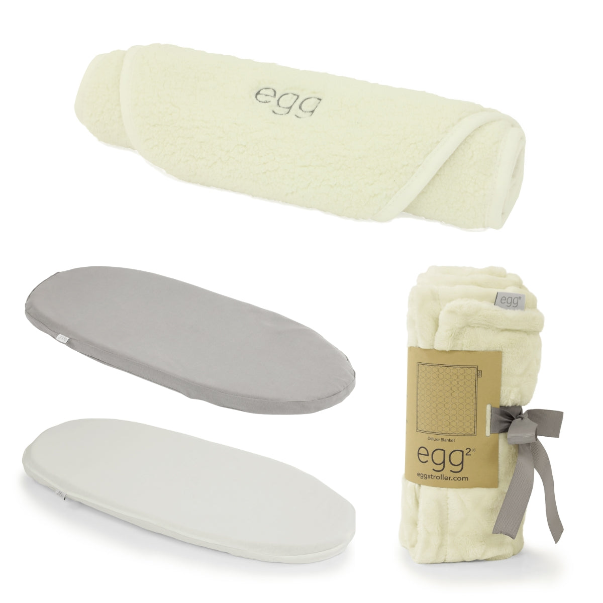 Egg Mattress Topper, Sheets & Blanket Bundle