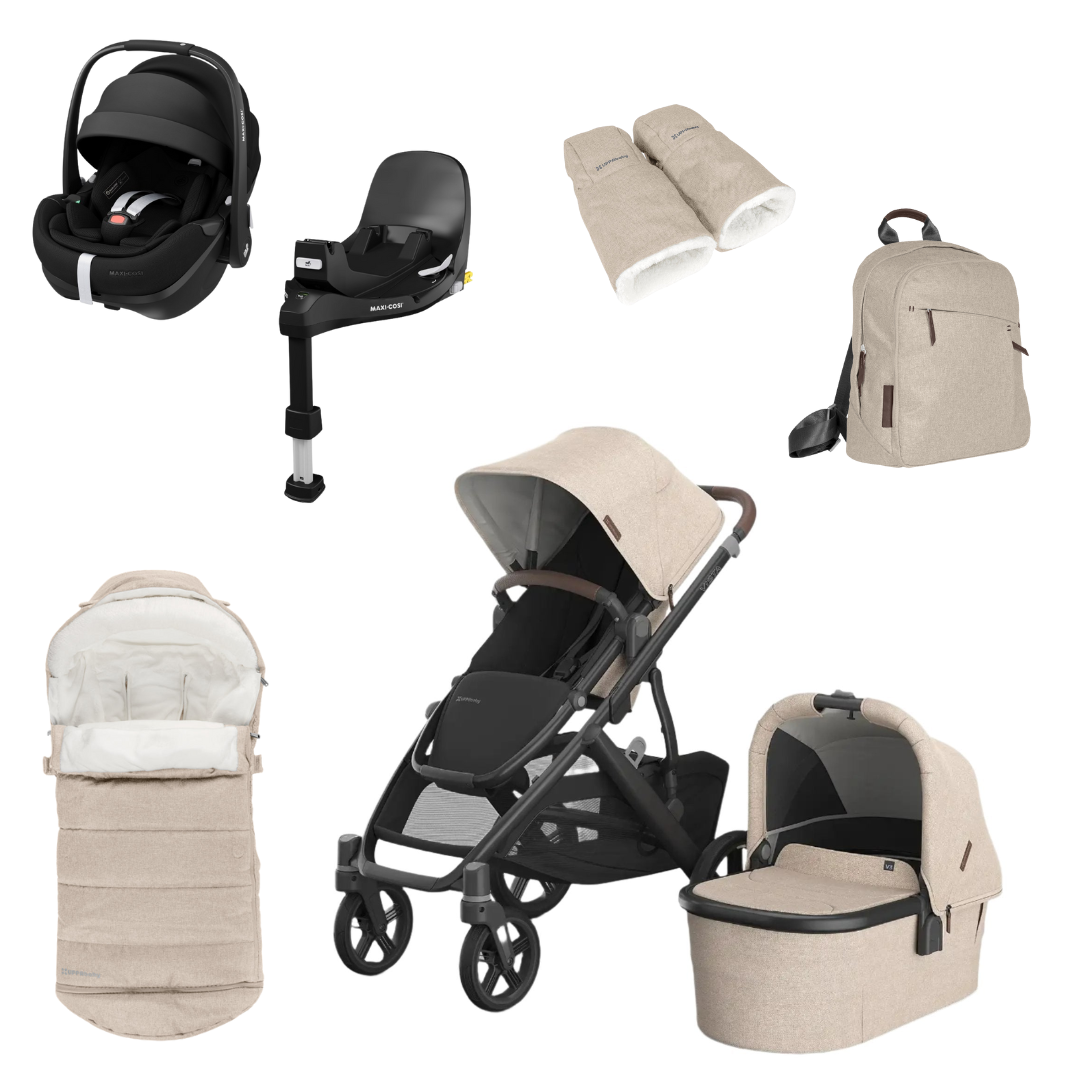 Uppababy Vista V3 Perfect Partner Bundle With Maxi Cosi Car Seat