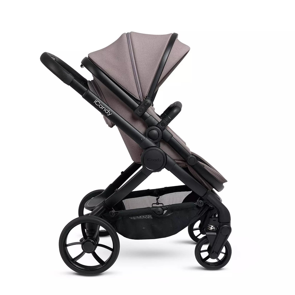 iCandy Peach 7 Complete Luxury Single to Double Pushchair & Travel System Ready Bundle, Porcini