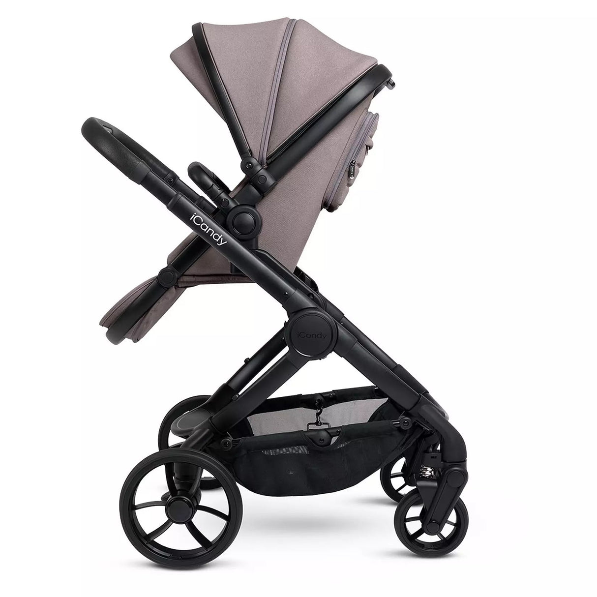 iCandy Peach 7 Complete Luxury Single to Double Pushchair & Travel System Ready Bundle, Porcini