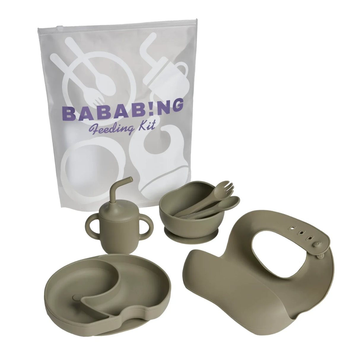 Bababing Olive feeding kit