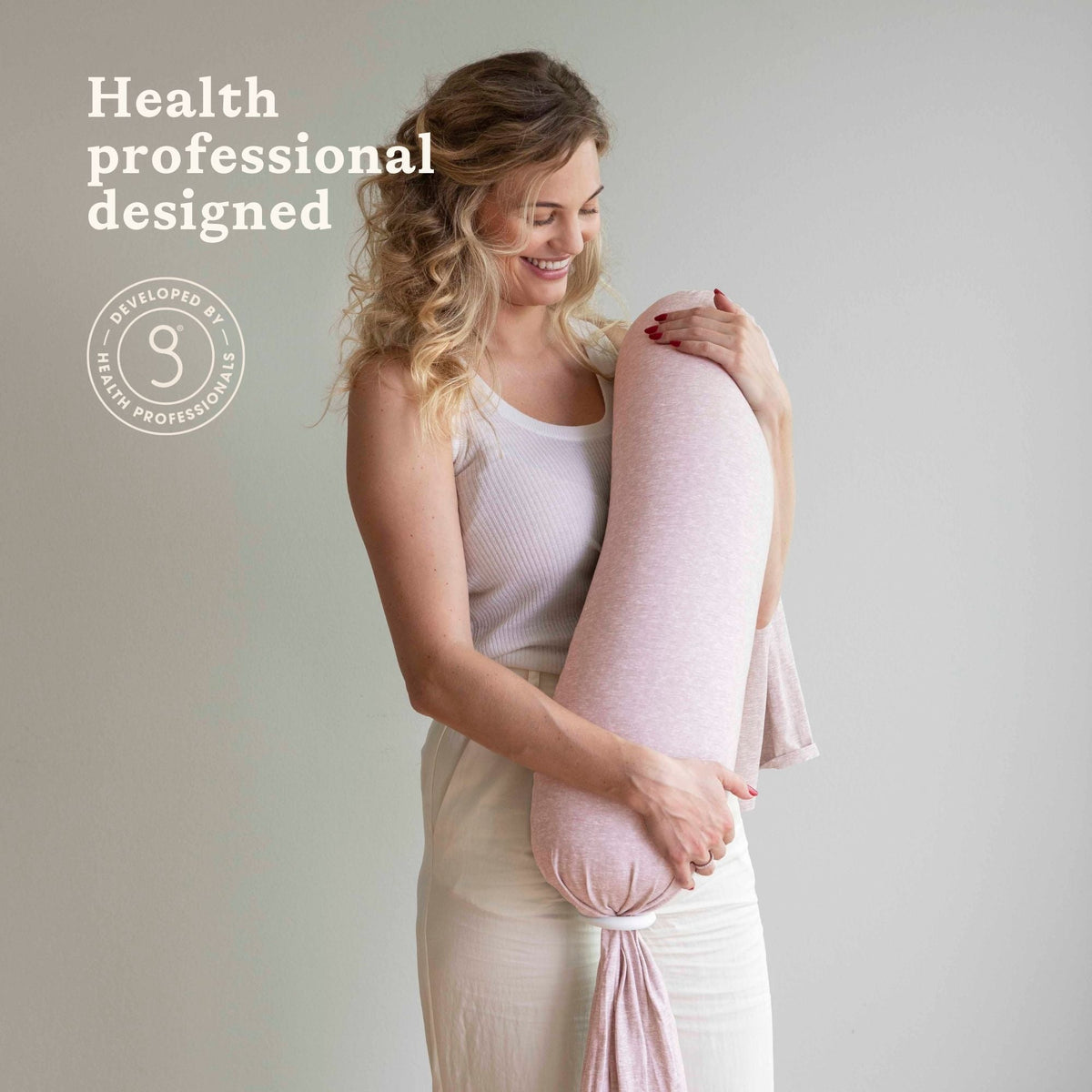 bbhugme Nursing Pillow Replacement Cover - Pink Melange