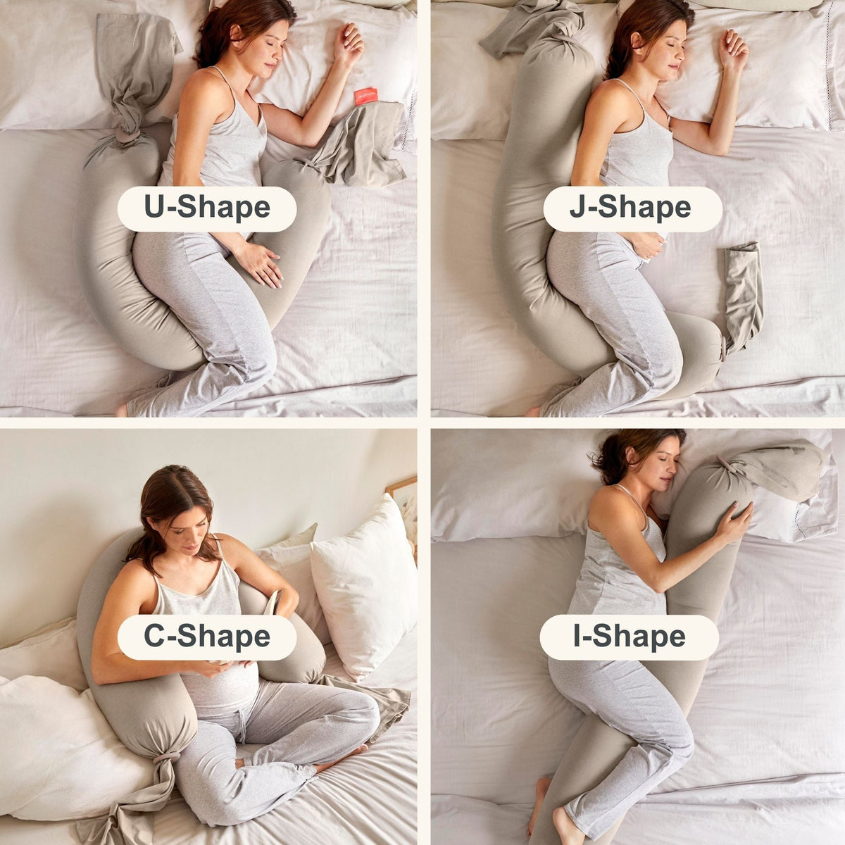 bbhugme Adjustable Pregnancy Pillow with Body Support