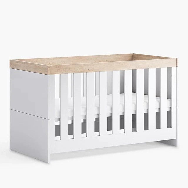 Little Acorns - Burlington Cotbed White/Oak