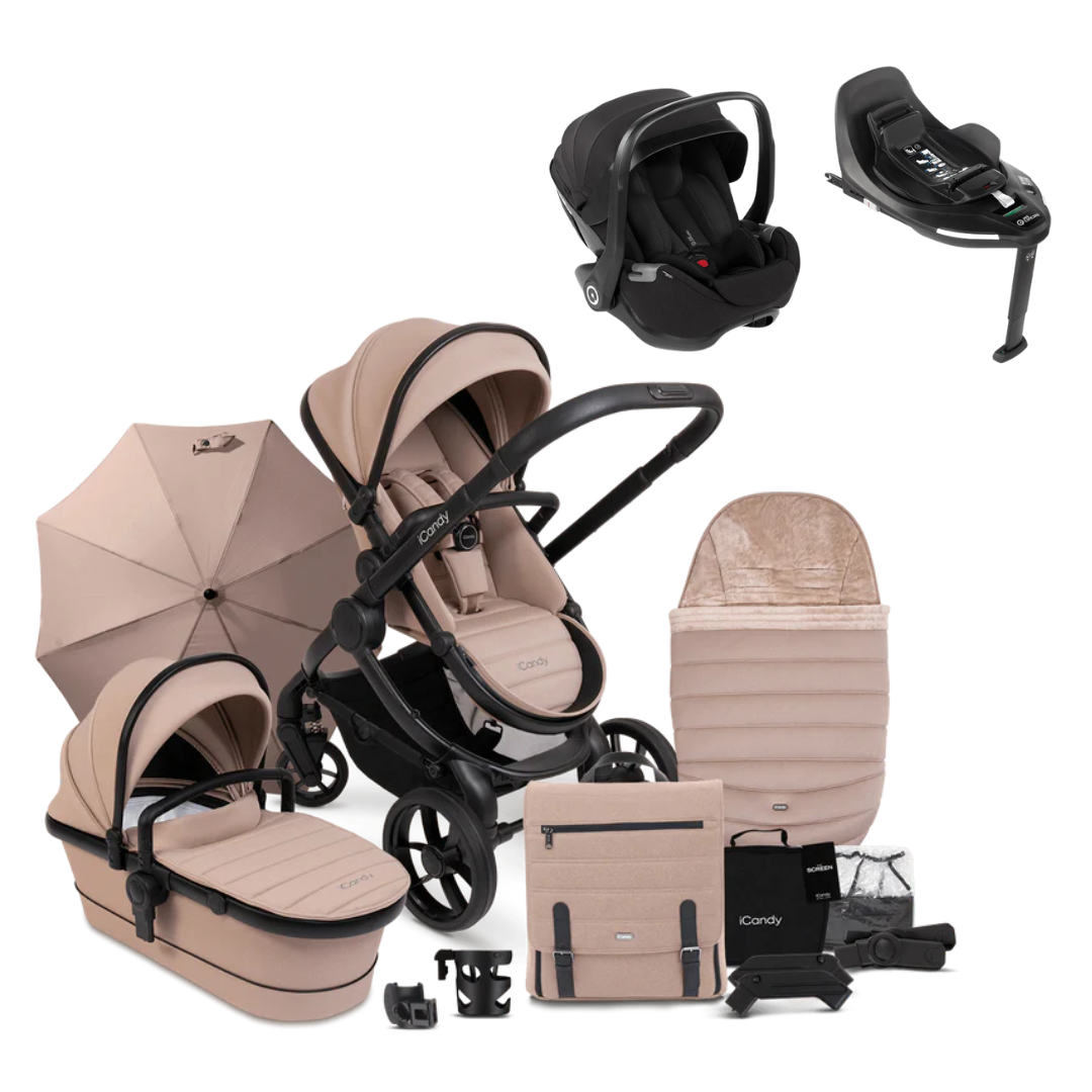 iCandy Peach 7 Travel System With 360 Rotating Car Seat