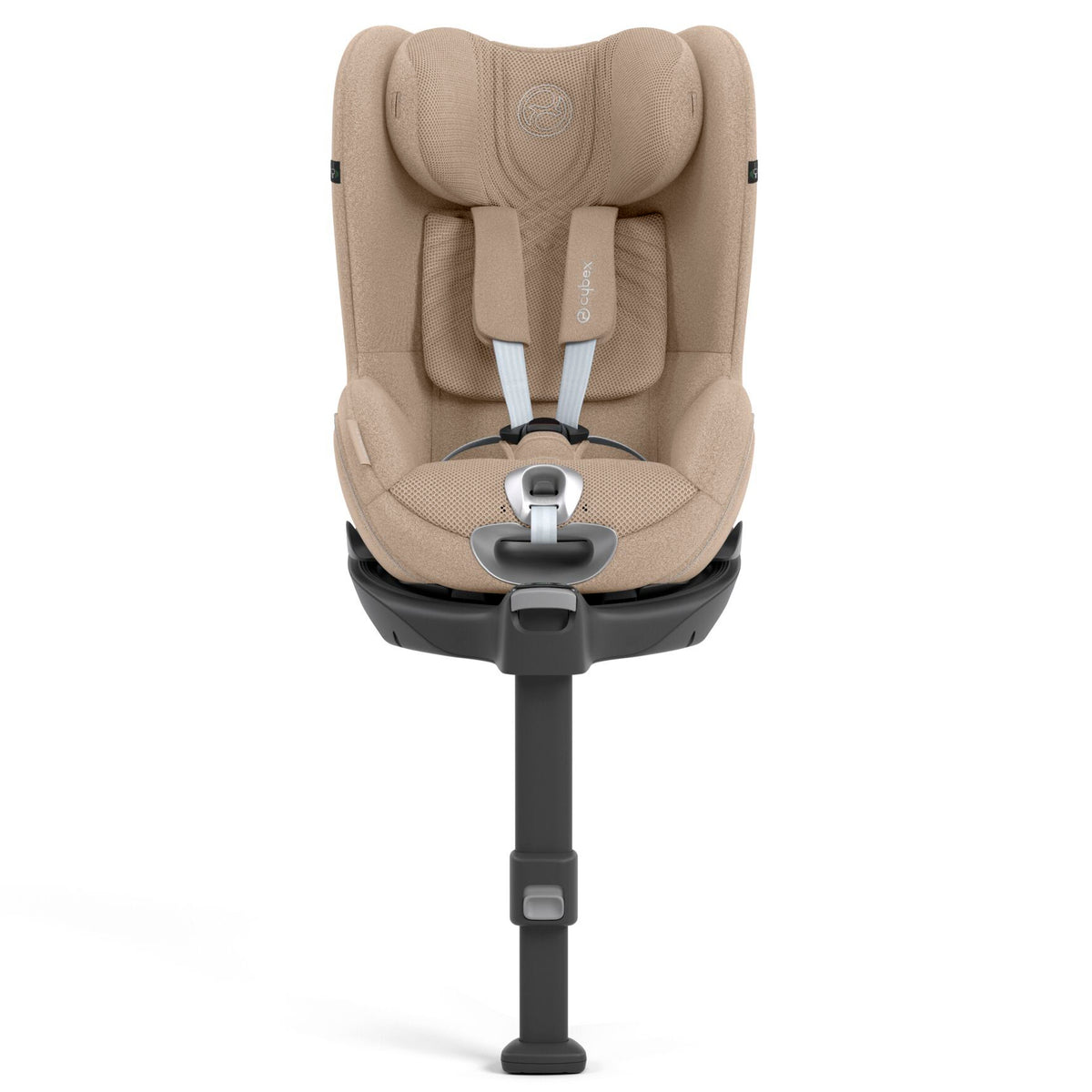 Cybex Sirona T i-Size 360 Rotating Car Seat 45-105cm, 0-4 Years, Cozy Beige (Plus) with Canopy
