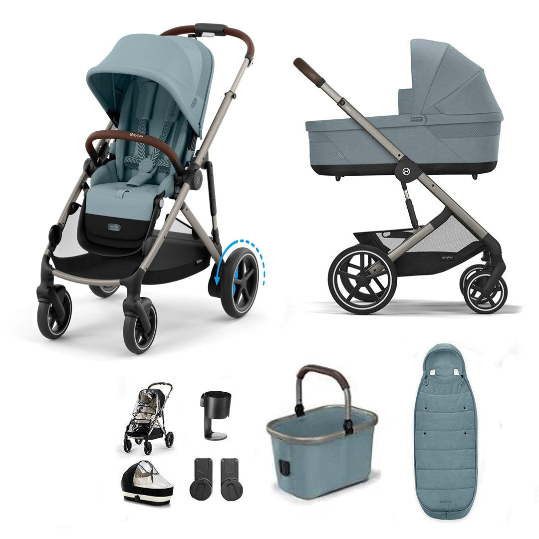 Cybex e-Gazelle S 9 Piece Electric Pushchair Bundle