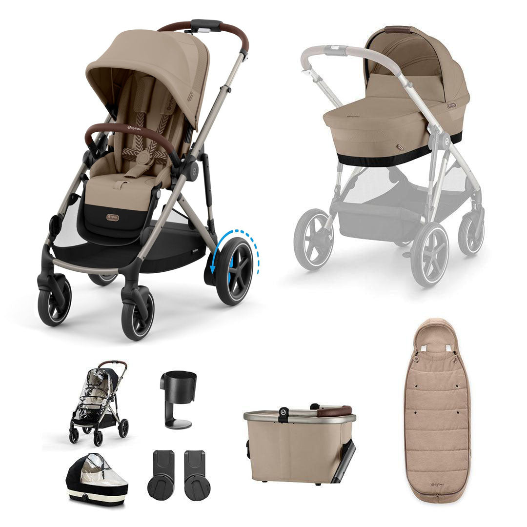 Cybex e-Gazelle S 9 Piece Electric Pushchair Bundle
