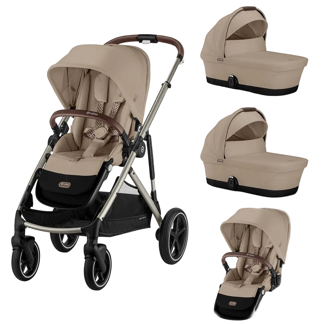 Cybex Gazelle S Twin Pushchair with Optional Carrycots