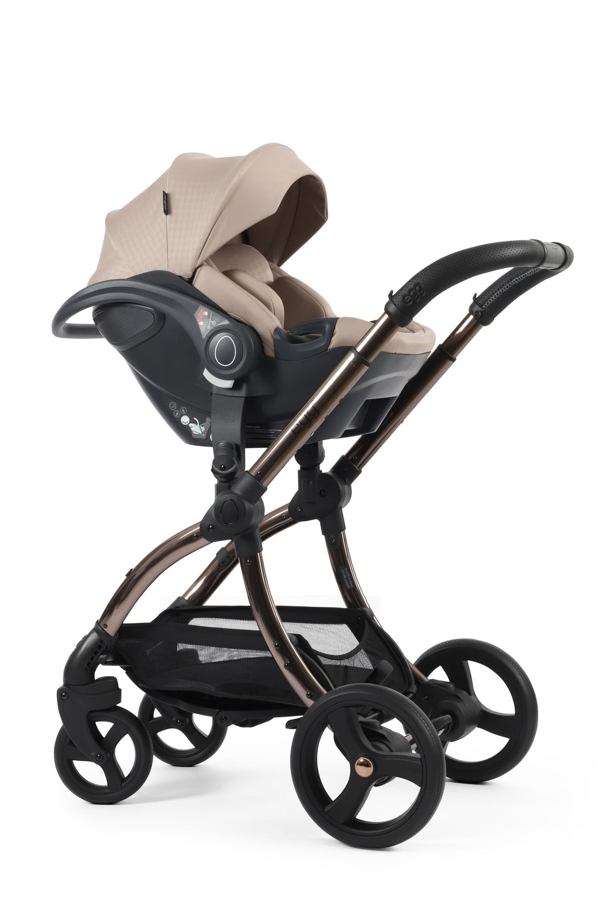 Egg 3 Premium Travel System Bundle in Mink, With Car Seat & Base