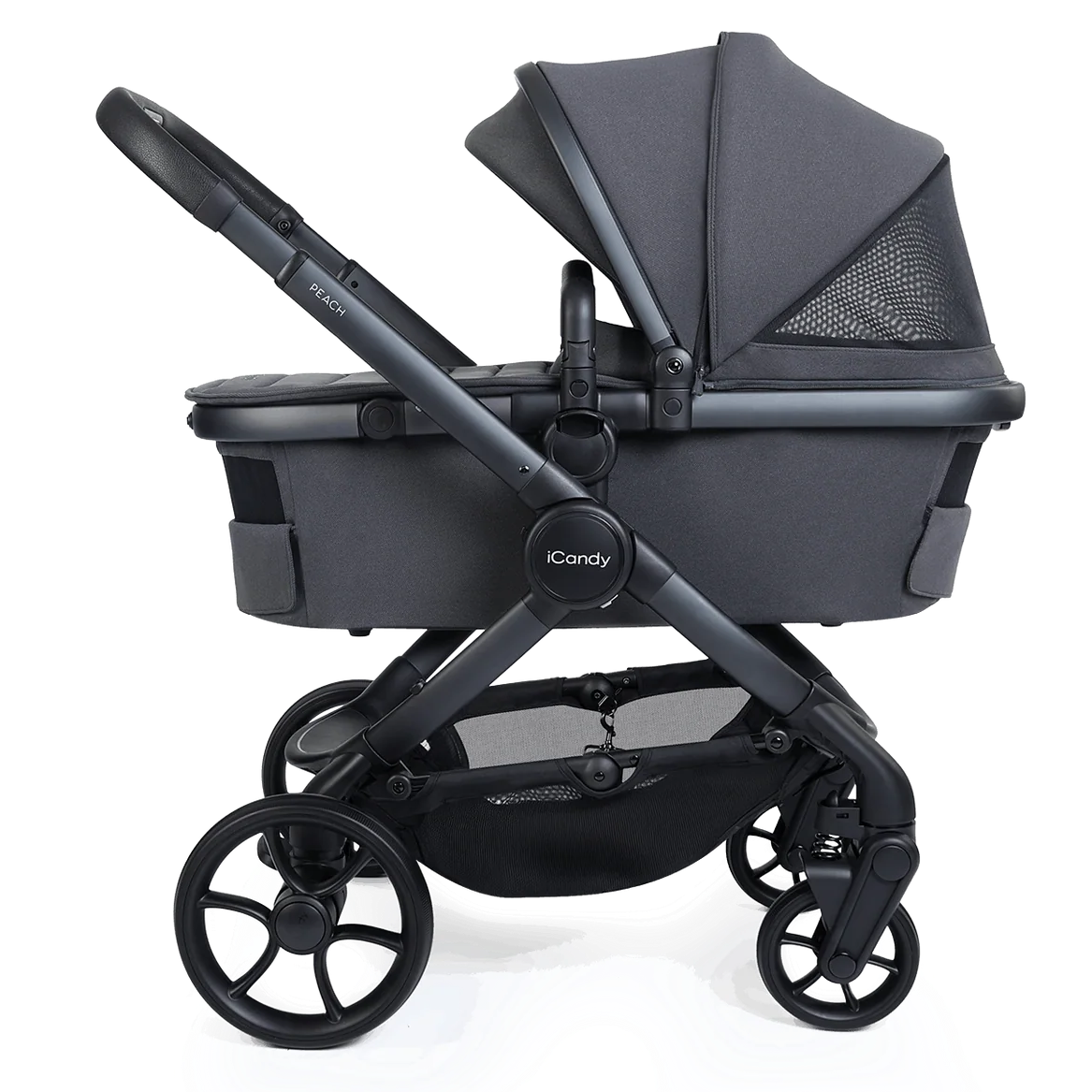 iCandy Peach 8 Complete Pushchair & Carrycot Bundle - Grey