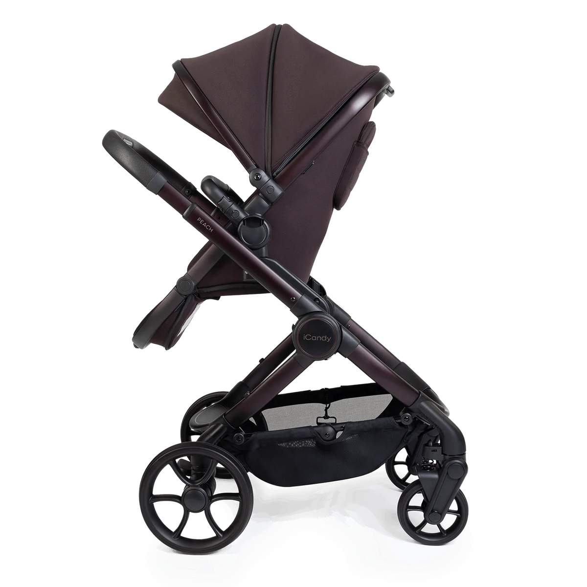iCandy Peach 8 Essential Bundle with Joie i-Level Pro & Rotating Base