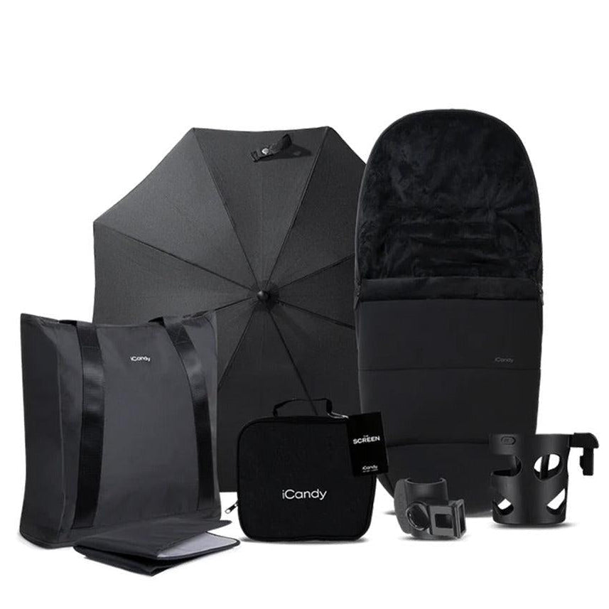 iCandy Core 2 Complete Travel Bundle with Cocoon 360 and Base, Black