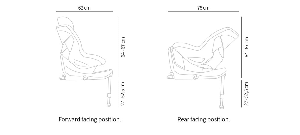 Jane Ikonic-2, 360 Swivel iSize Car Seat, 40-105 cm, 0-4 years