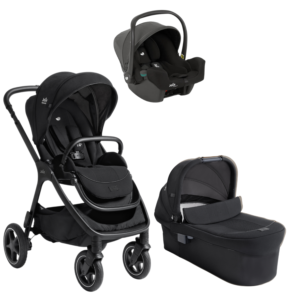 Joie Signature Finiti Flex 4in1 Travel System With I-snug Car Seat