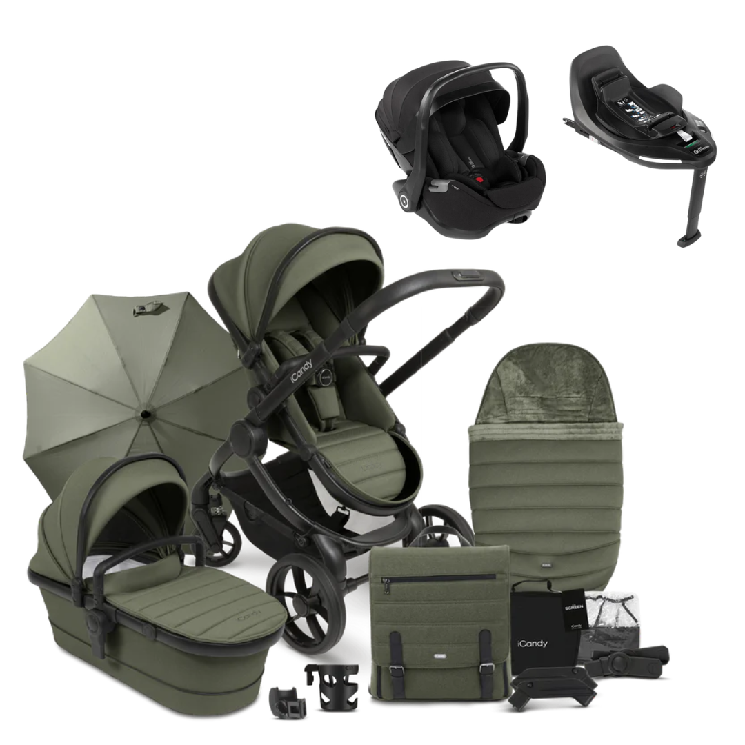 iCandy Peach 7 Travel System With 360 Rotating Car Seat