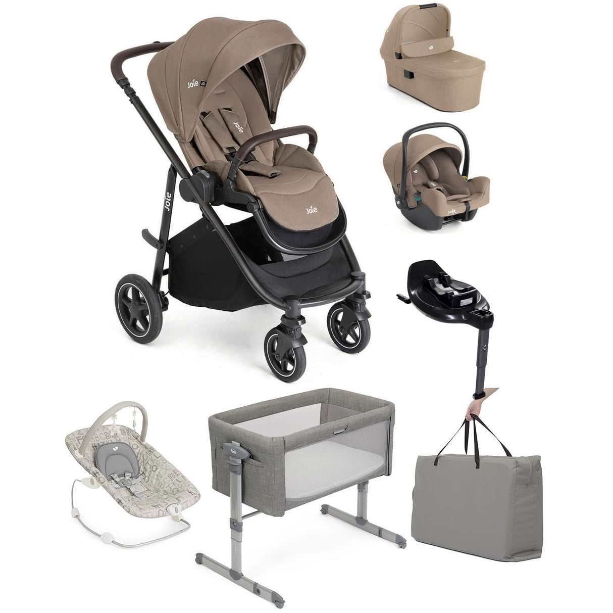 Joie Versatrax On-The-Go Encore Essential Travel & Nursery Bundle