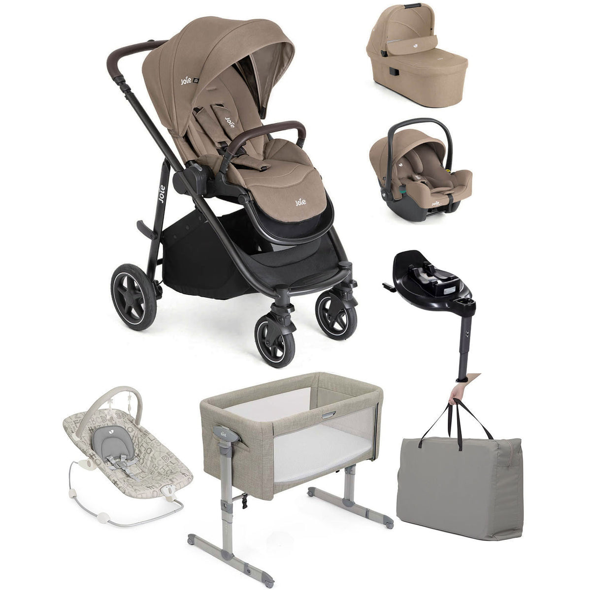 Joie Versatrax On-The-Go Encore Essential Travel & Nursery Bundle