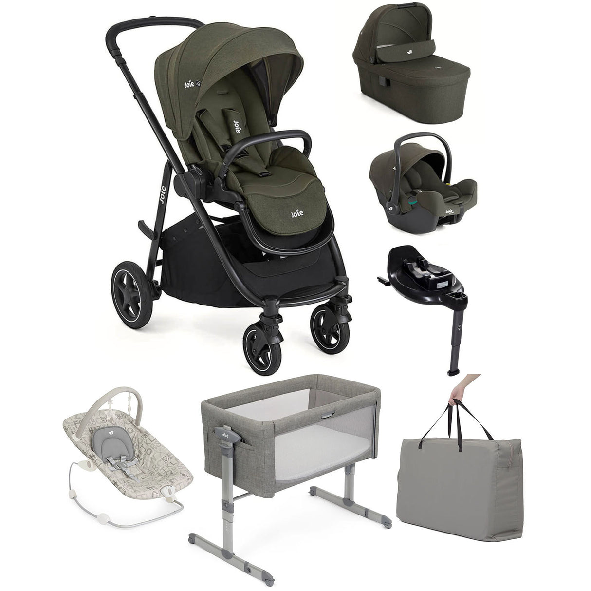 Joie Versatrax On-The-Go Encore Essential Travel & Nursery Bundle