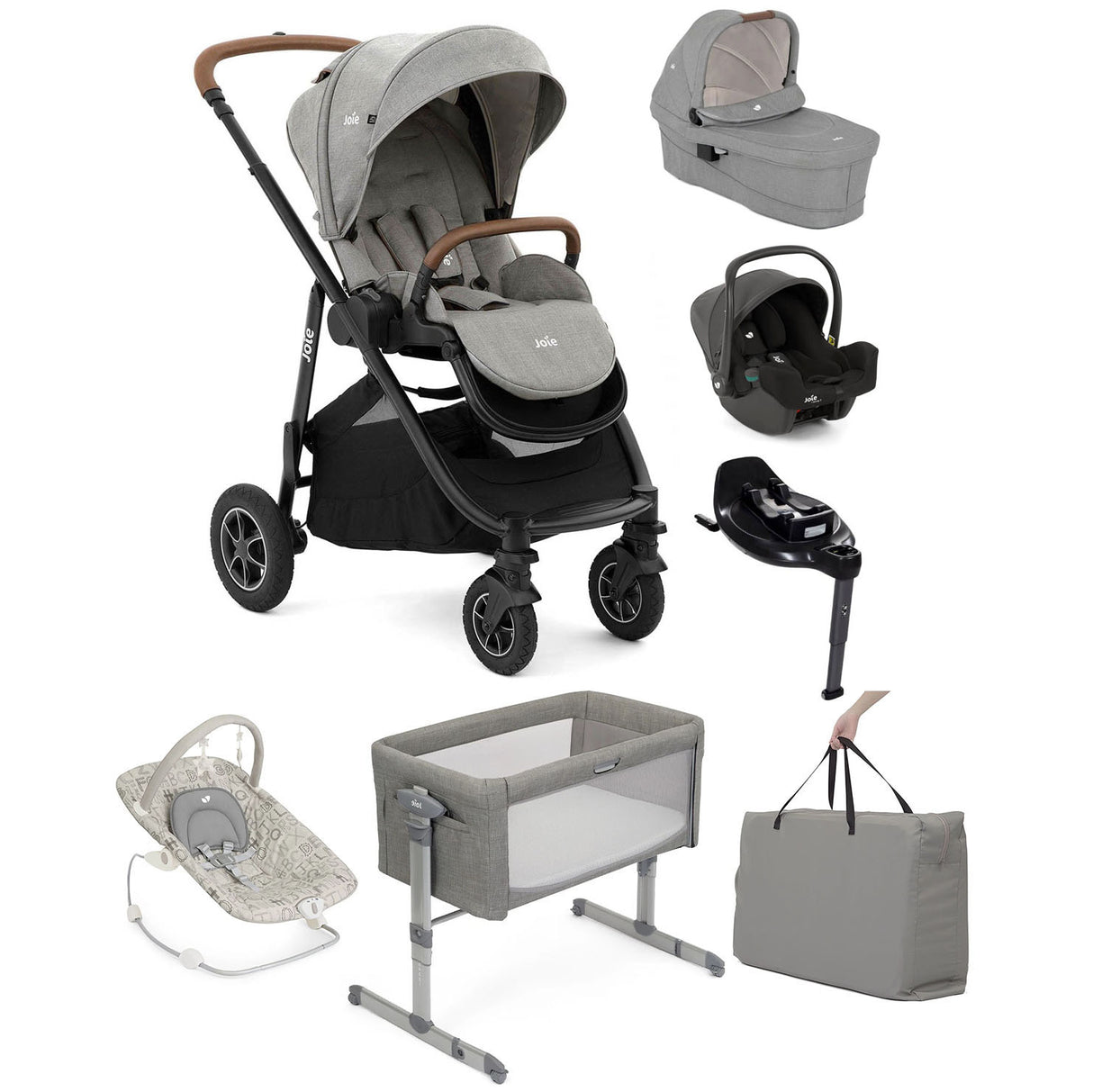 Joie Versatrax On-The-Go Encore Essential Travel & Nursery Bundle