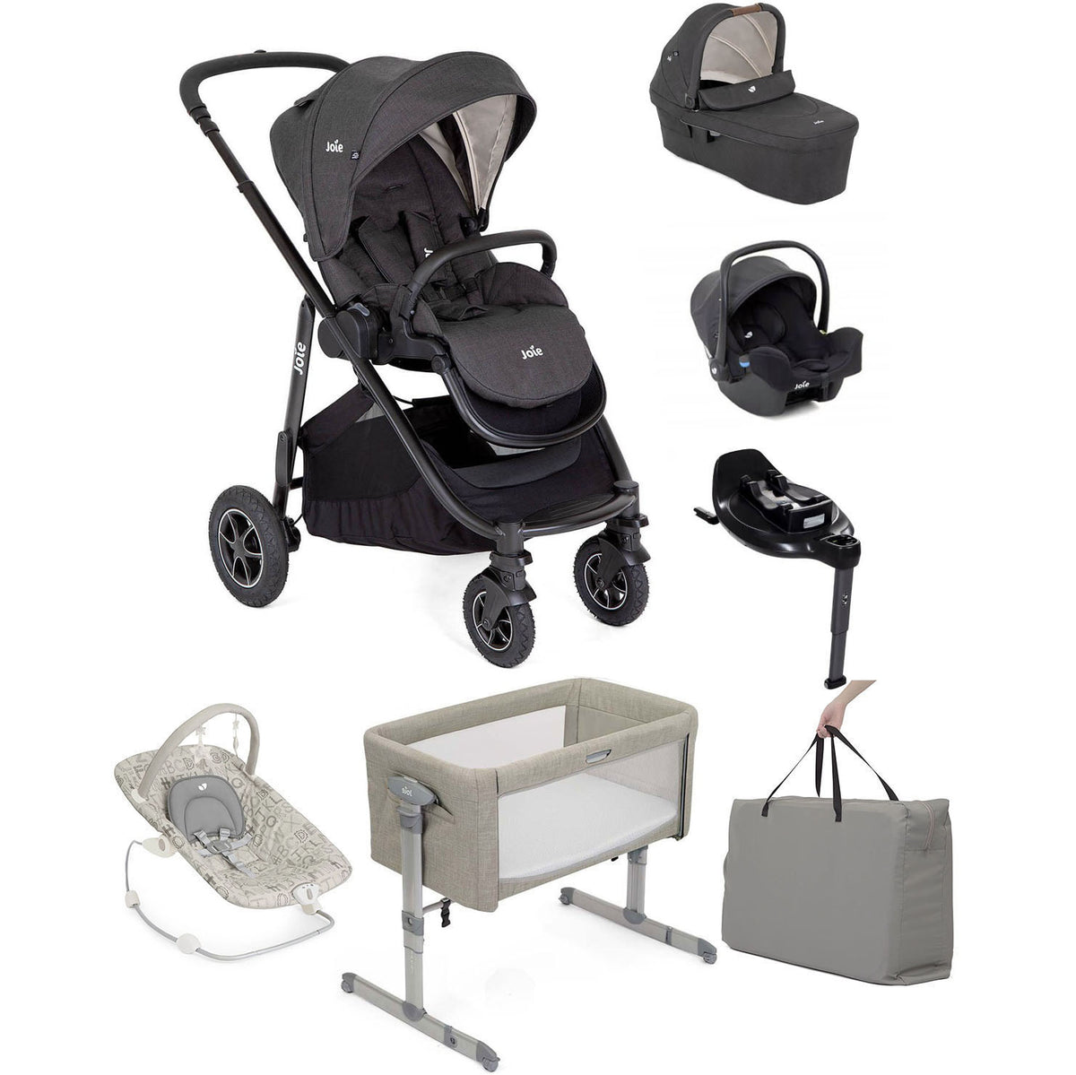 Joie Versatrax On-The-Go Encore Essential Travel & Nursery Bundle
