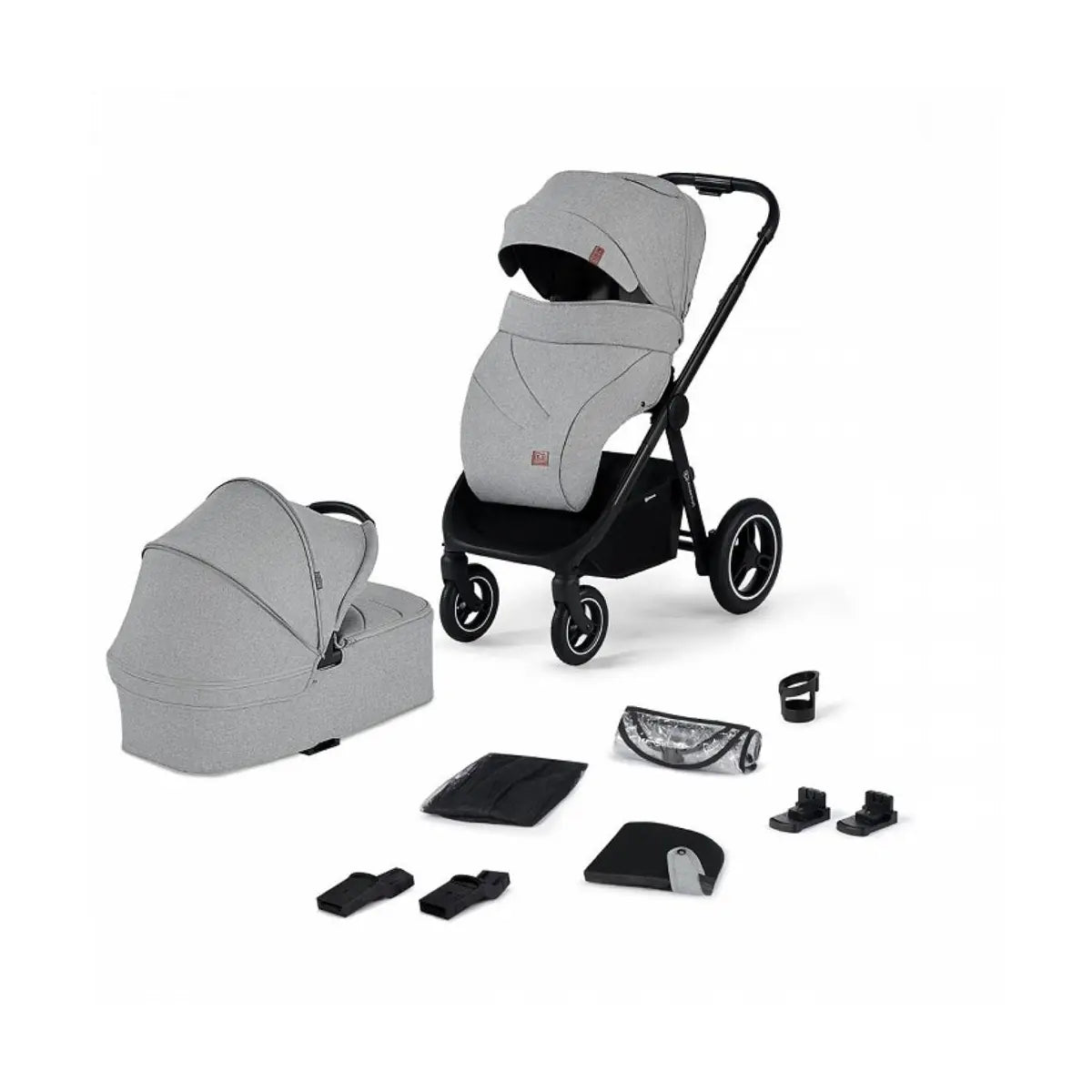 Kinderkraft Pram Everyday 2-in-1 Pram - Light Grey