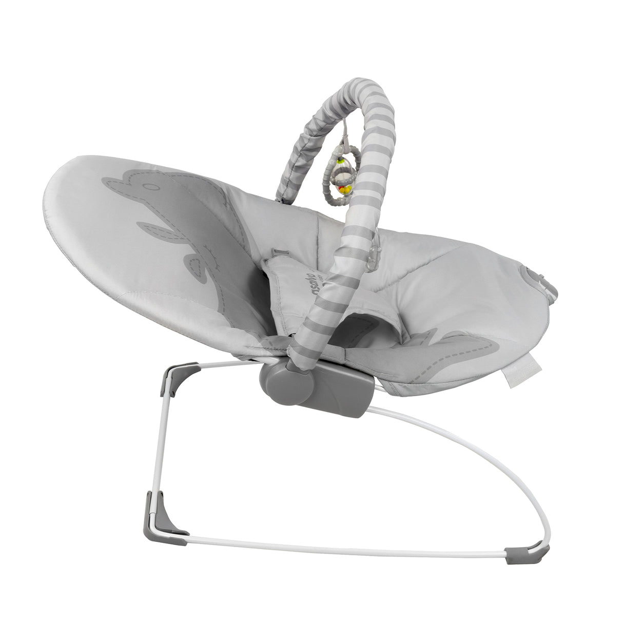 Asalvo Mummy Bouncer with Built-in Vibration Function, Hippo
