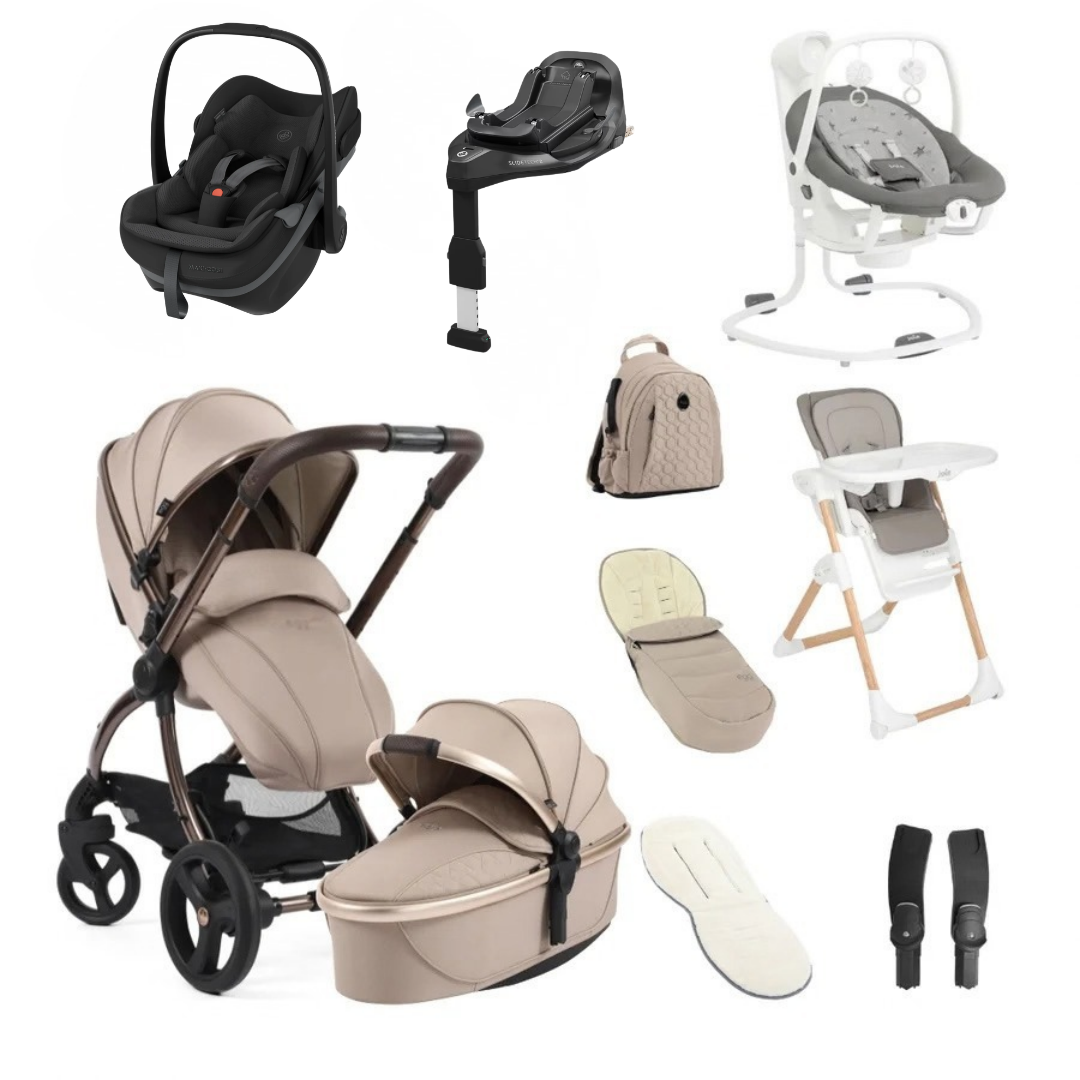 Egg 3 Luxury Bundle With Maxi-Cosi Pebble Slide Pro And Base