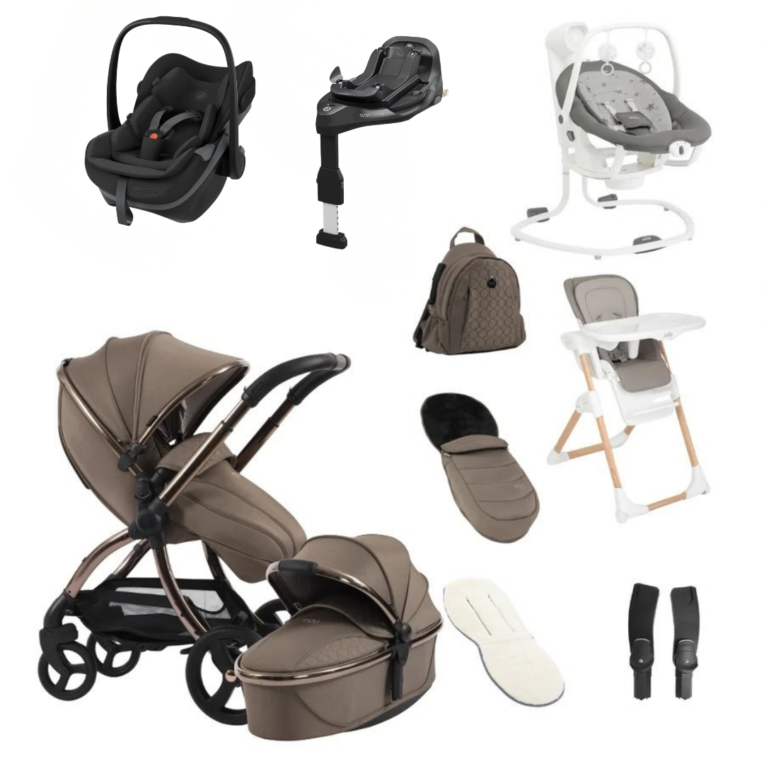 Egg 3 Luxury Bundle With Maxi-Cosi Pebble Slide Pro And Base