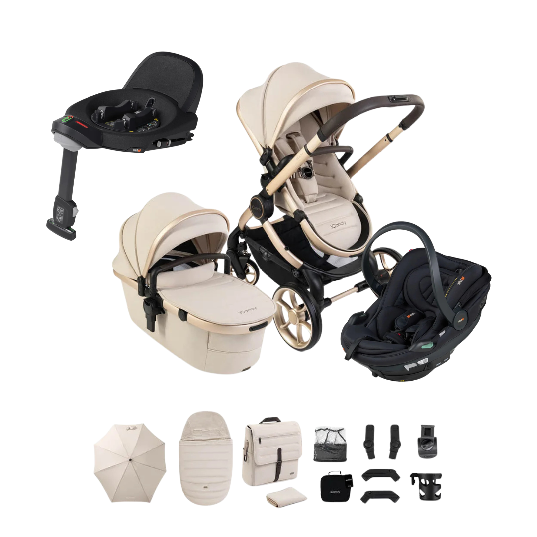 iCandy Peach 8 Bundle with Go Beyond 2 Car Seat and Beyond Base