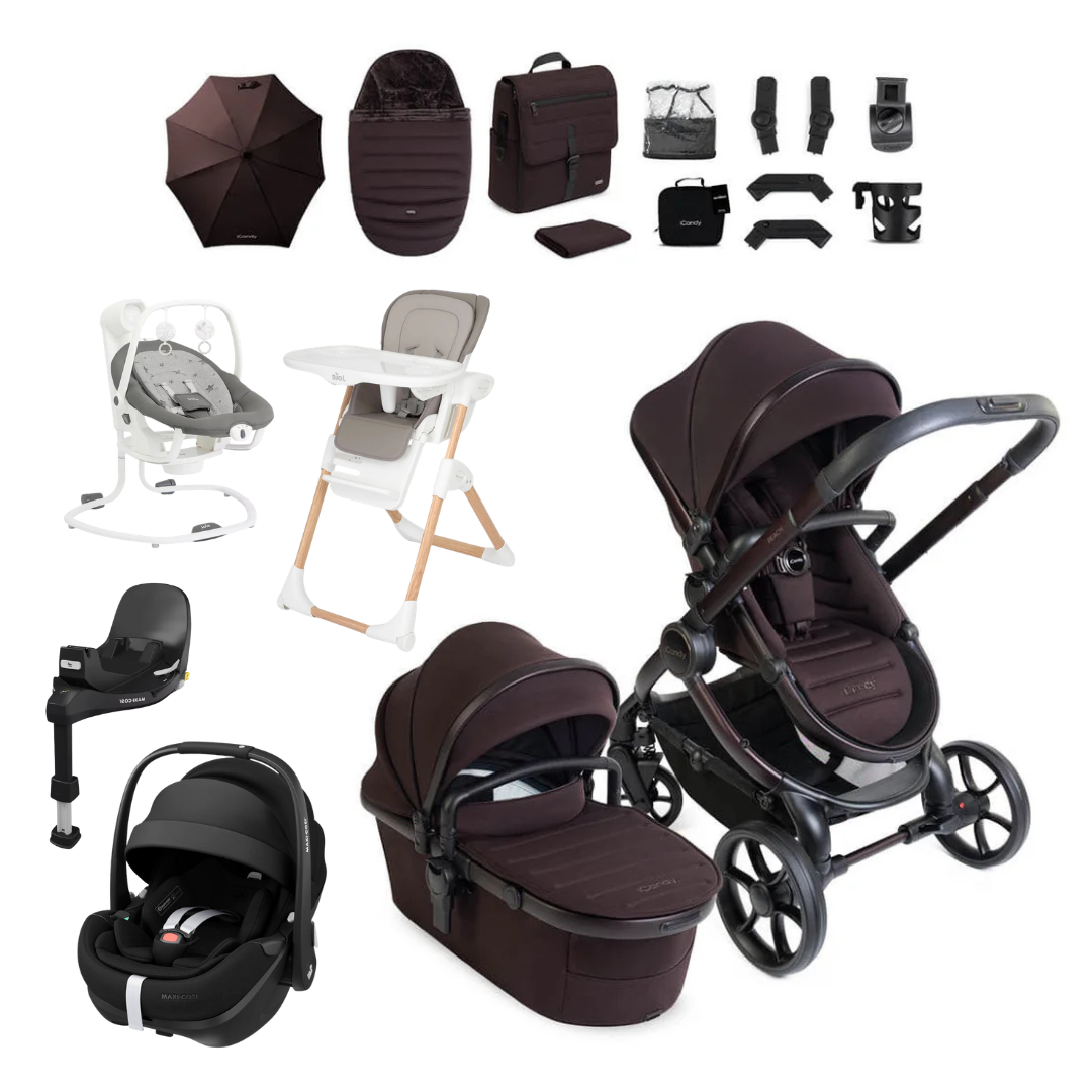 iCandy Peach 8 Luxury Bundle With Maxi Cosi Pebble 360 Pro2 And Base