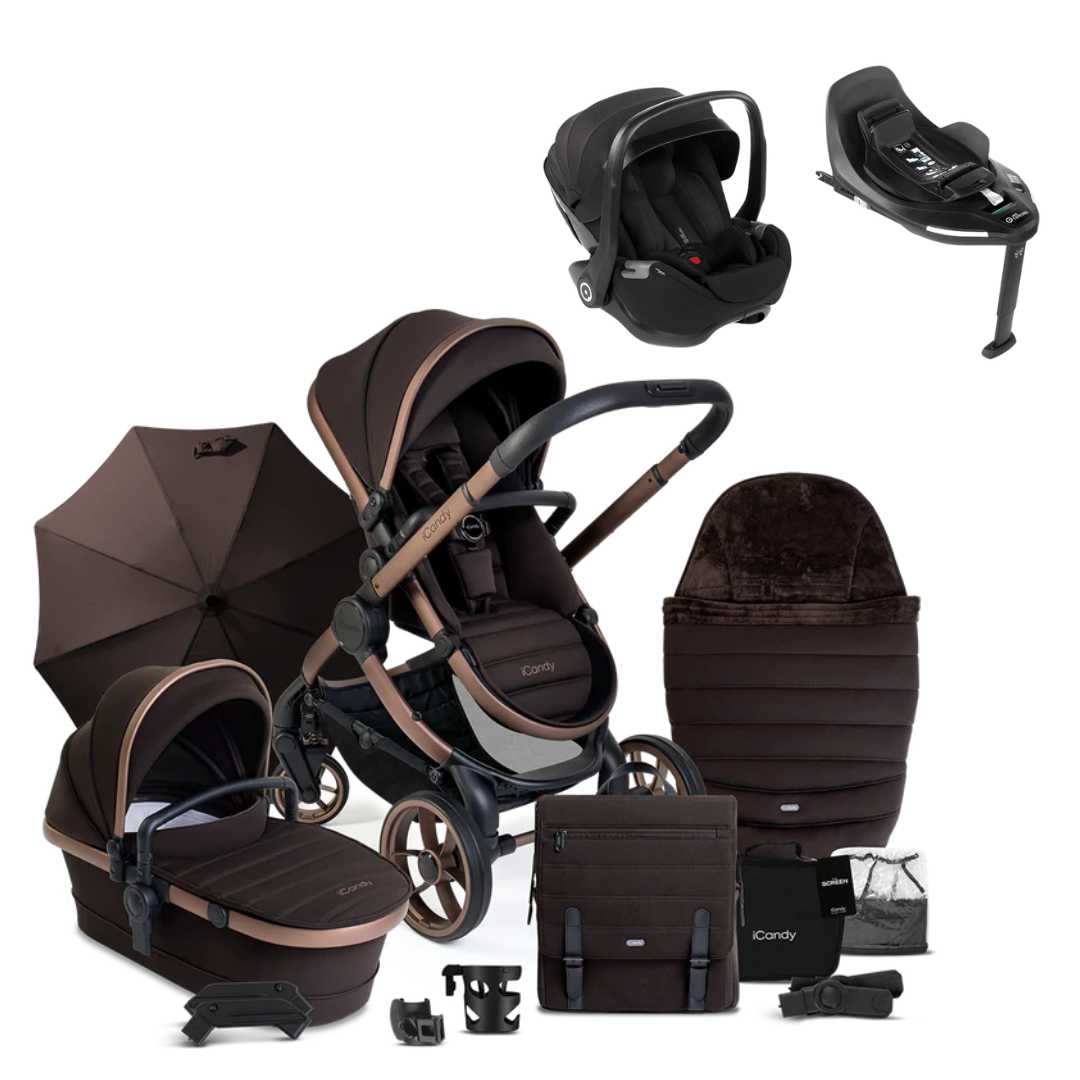 iCandy Peach 7 Travel System With 360 Rotating Car Seat