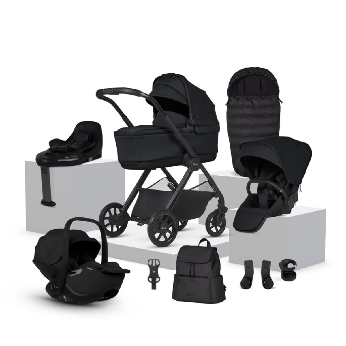 Silver Cross Reef 2 Travel System Ultimate 360 Infant Carrier Bundle
