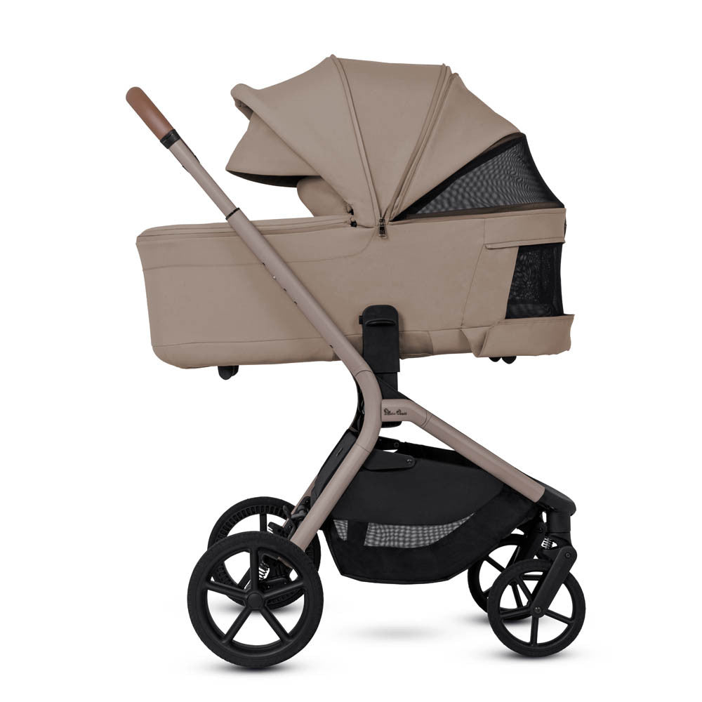 Silver Cross Breez Ultimate 360 Travel System Bundle, Champagne