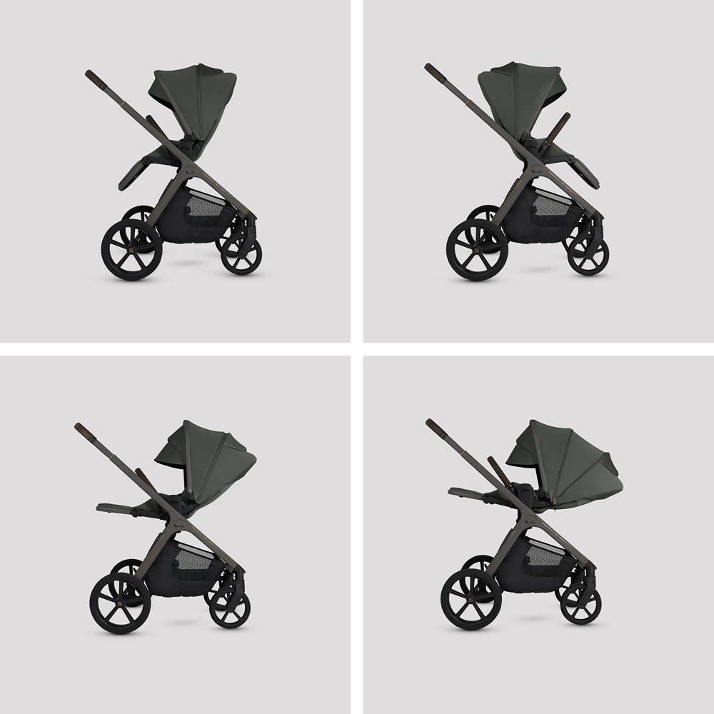 Silver Cross Cove Ultimate 360 Infant Car Seat Bundle, Pewter