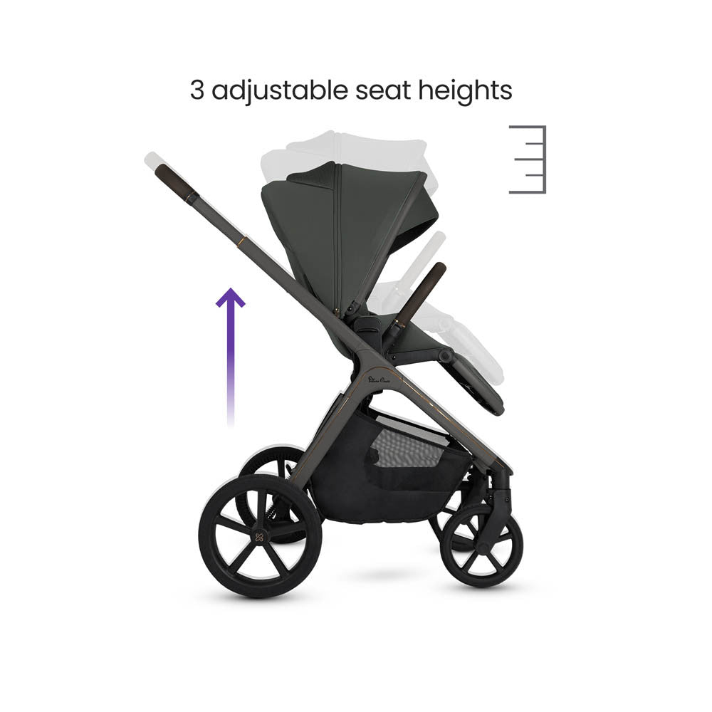 Silver Cross Cove Ultimate 360 Infant Car Seat Bundle, Pewter