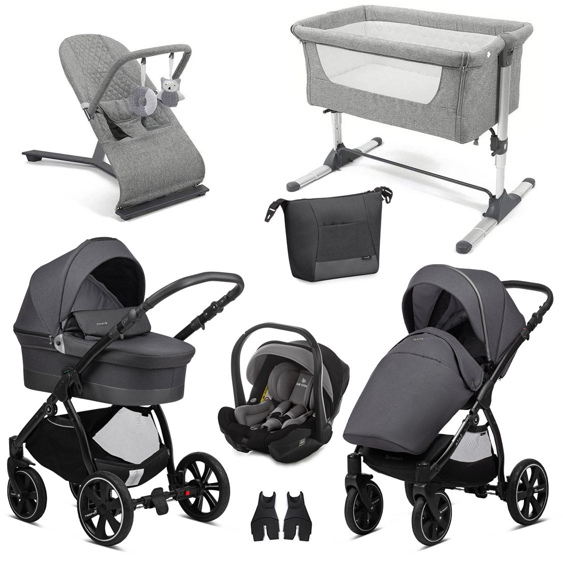 Noordi Sole Go 3in1 Travel System & Nursery Bundle