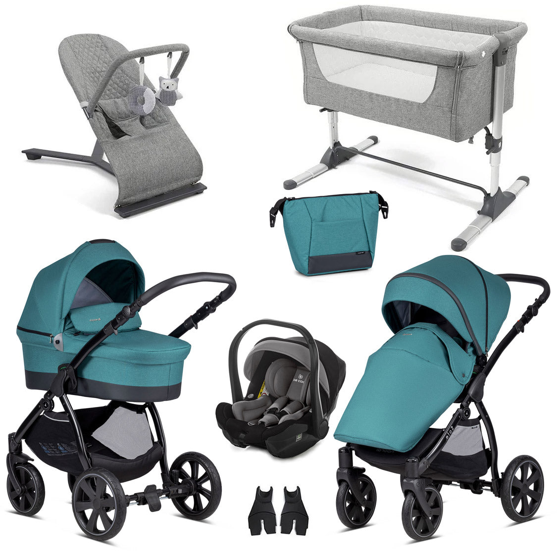 Noordi Sole Go 3in1 Travel System & Nursery Bundle