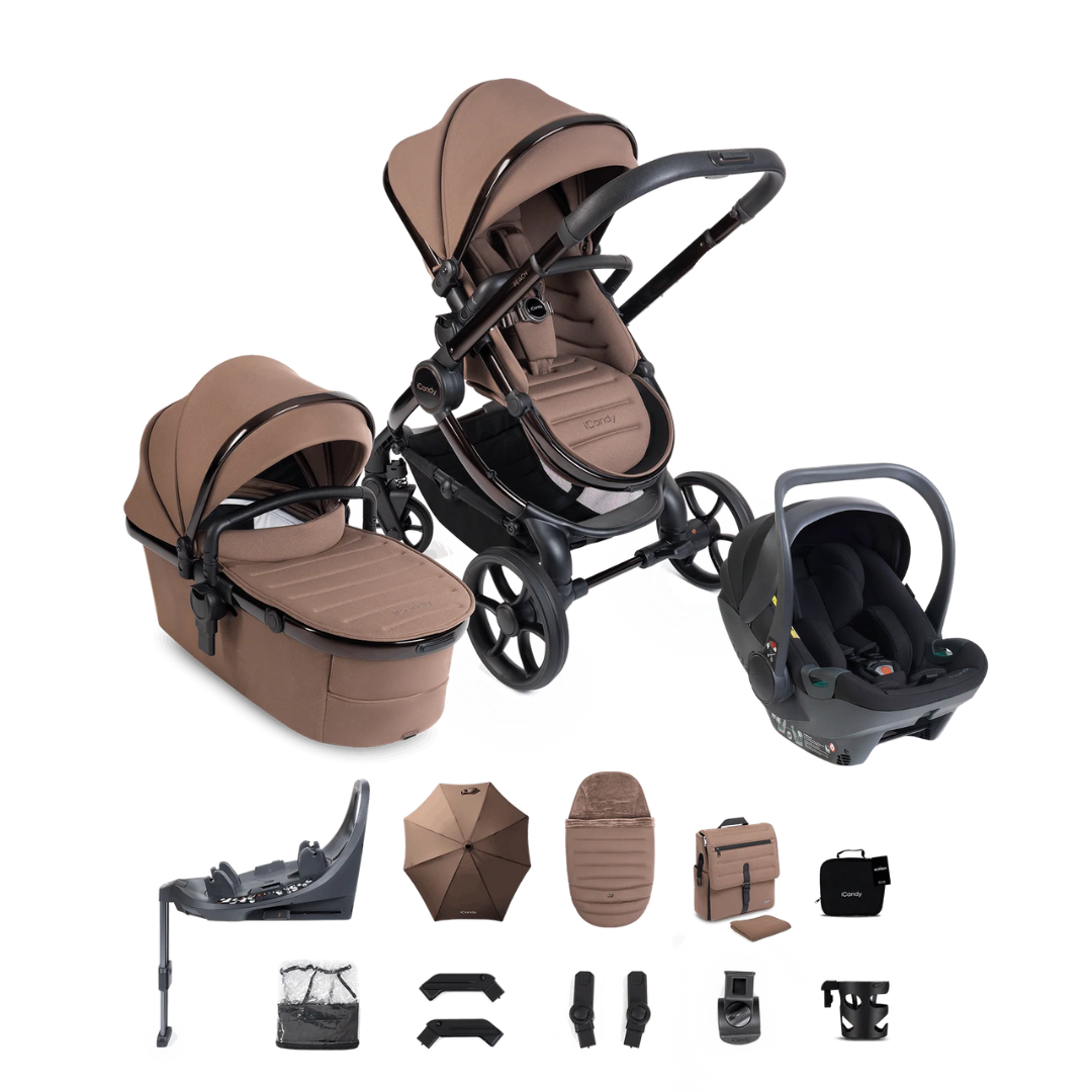 iCandy Peach 8 Complete Bundle with Cocoon 360 Car Seat