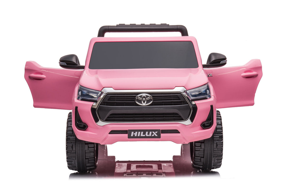 Toyota Hilux 12V Electric Ride-On Jeep – Pink, Two-Seater, 2–8 Years