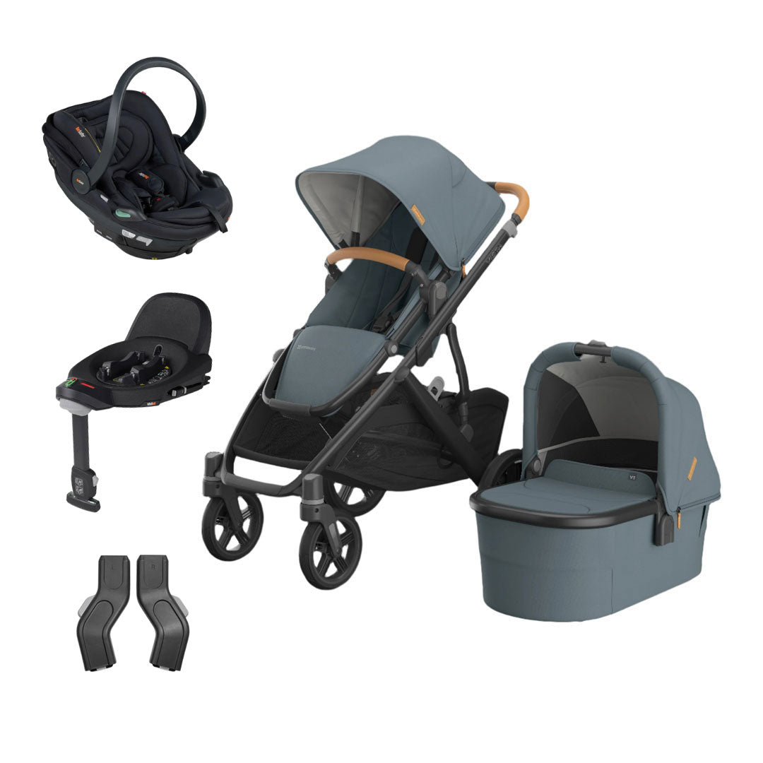 UPPAbaby Vista V3 Travel System with BeSafe Go Beyond 2 Car Seat & Base