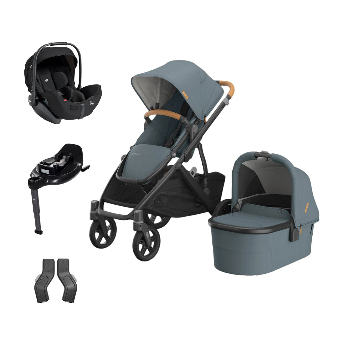 UPPAbaby Vista V3 Travel System with Joie i-Level Pro & Encore Base