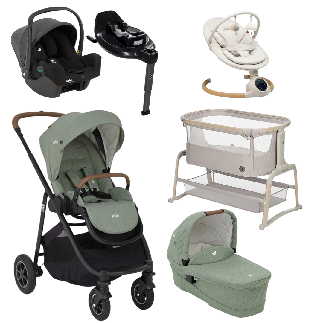 Joie Versatrax Luxury Bundle With 360° Car Seat And base