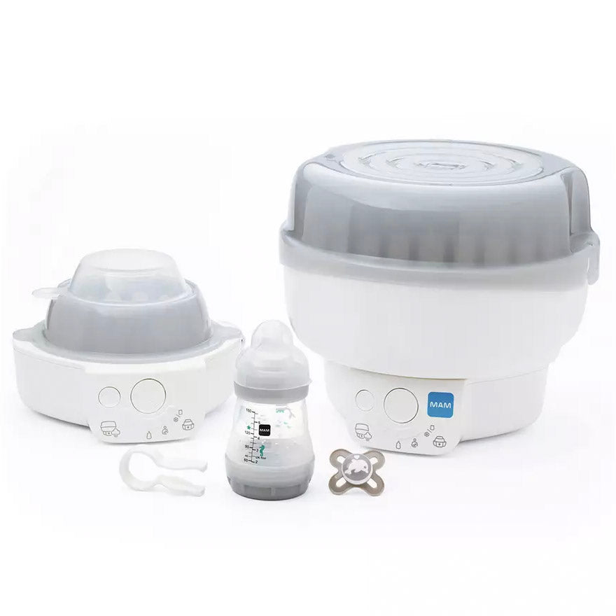 MAM Electric Steriliser & Express Bottle Warmer - Grey