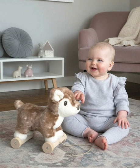 Little Bird Told Willow Deer Pull Along Toy