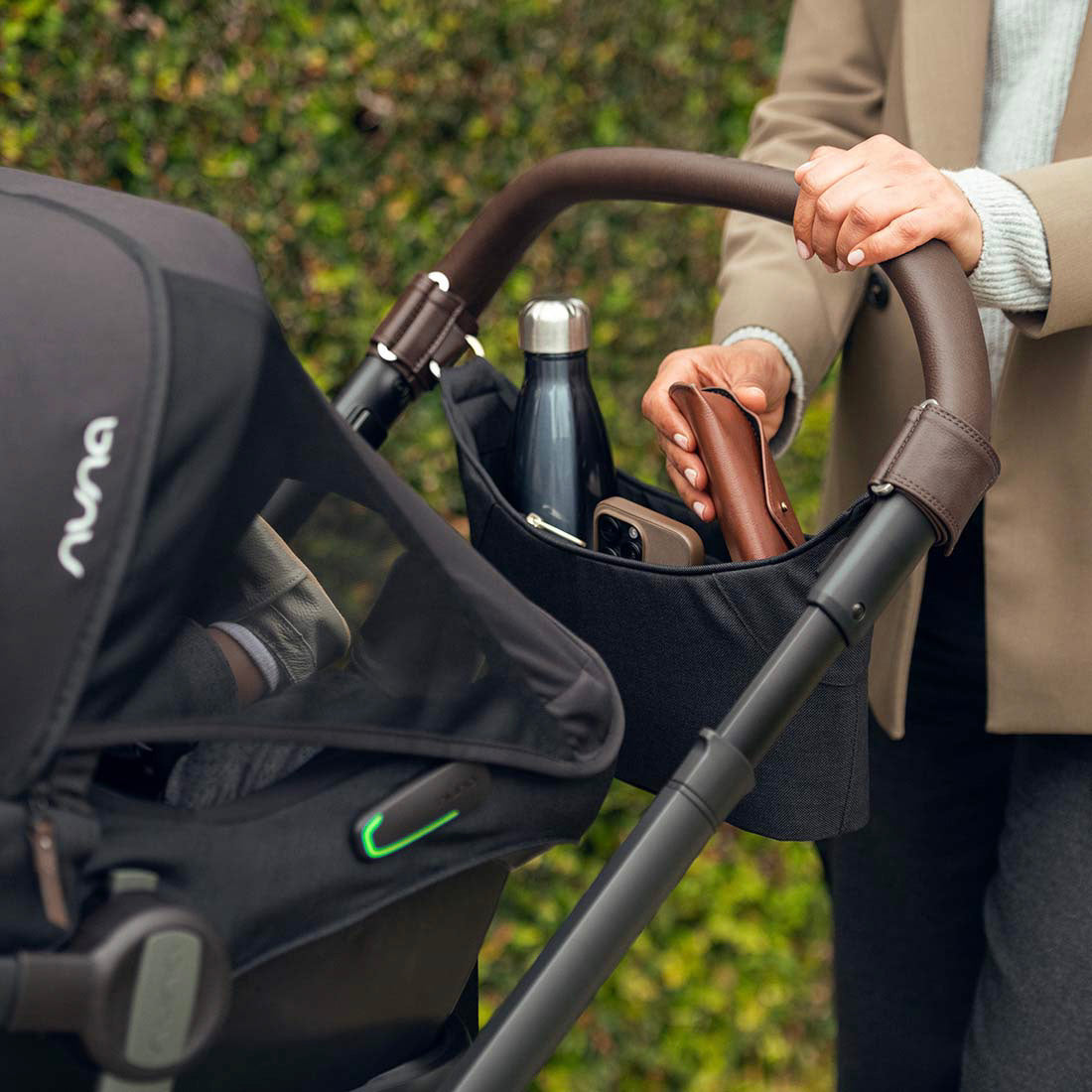 Nuna Stroller Organiser, Caviar