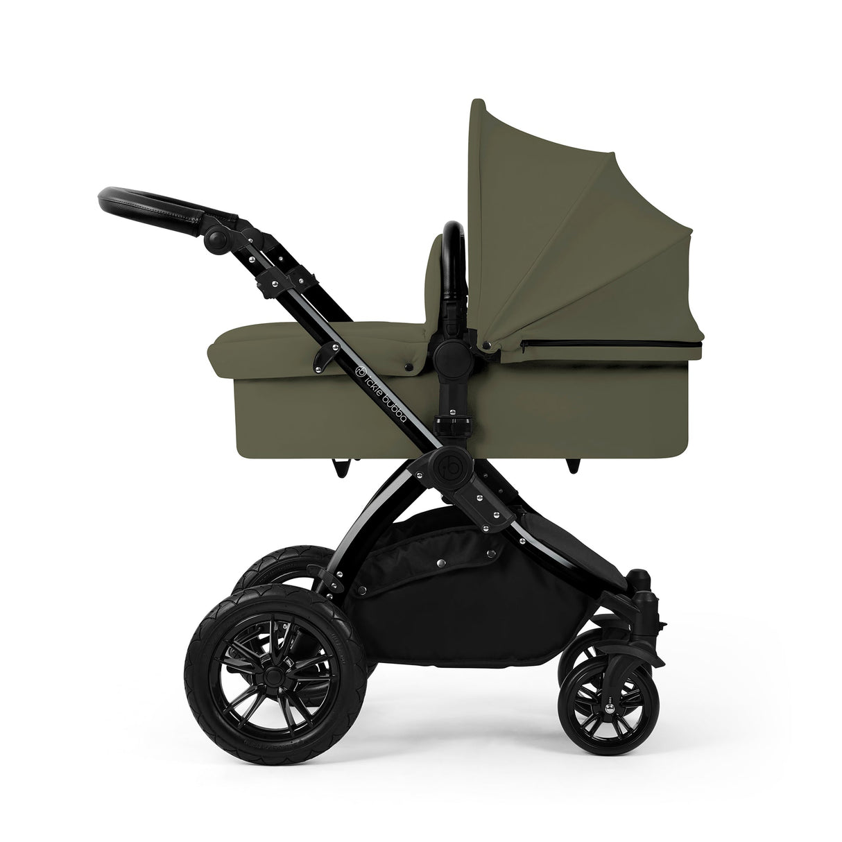 Ickle Bubba Stomp Luxe 12 Piece Travel System with i-Size Nimbus 180° Spin Car Seat & ISOFIX Base