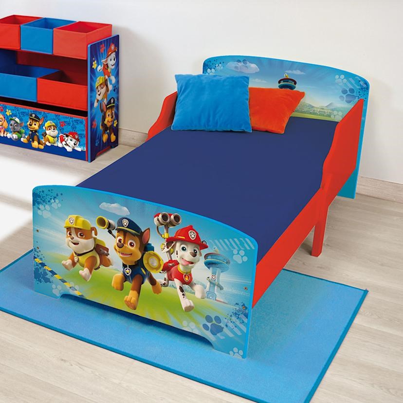 BabyLo Paw Patrol Licensed Wooden Junior Toddler Bed