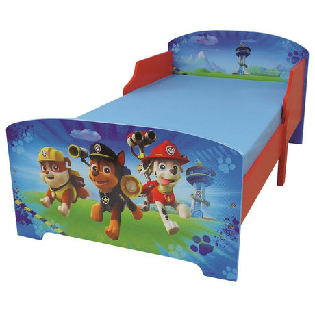 BabyLo Paw Patrol Licensed Wooden Junior Toddler Bed