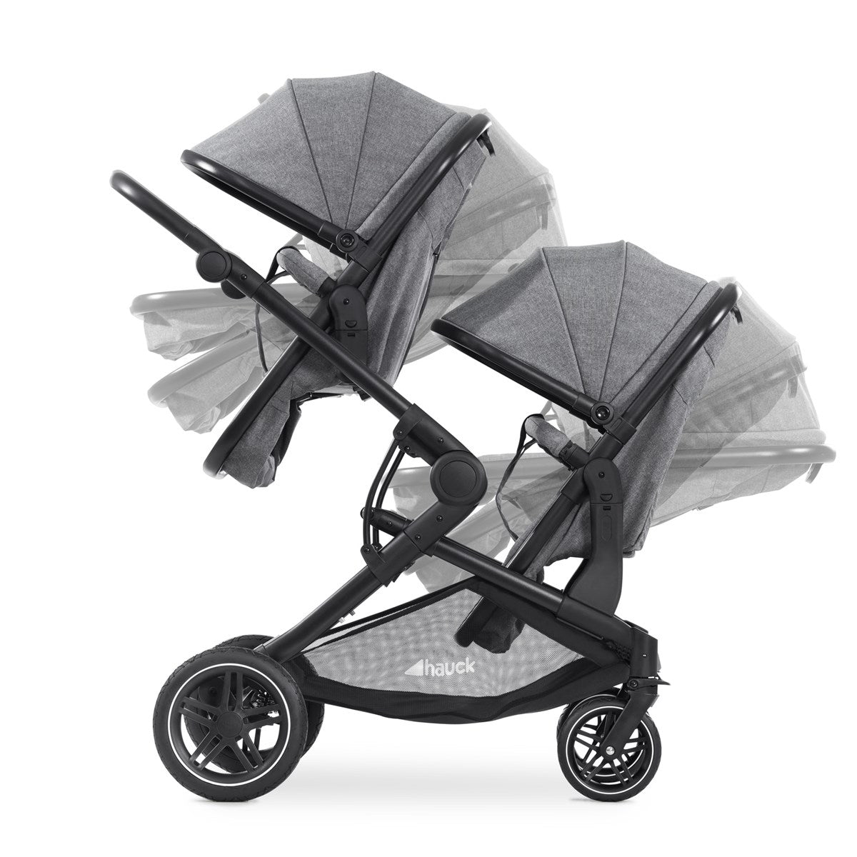 Hauck Atlantic Twin Tandem Pram & Pushchair
